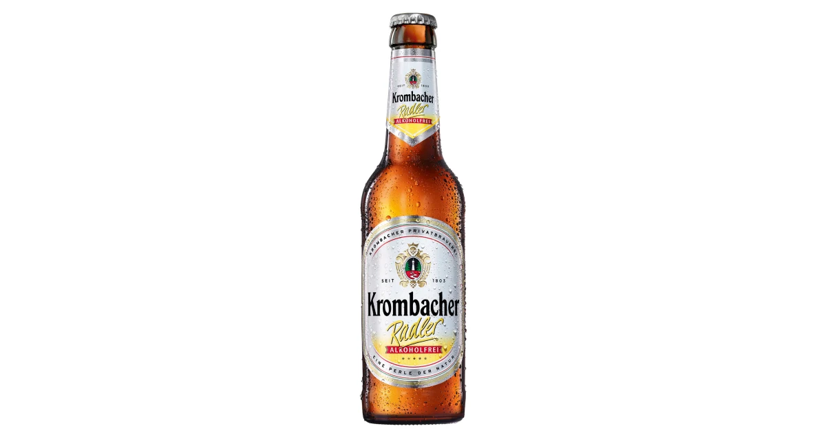 Krombacher Radler Alkoholfrei 0,33 L (24x0,33 Liter)