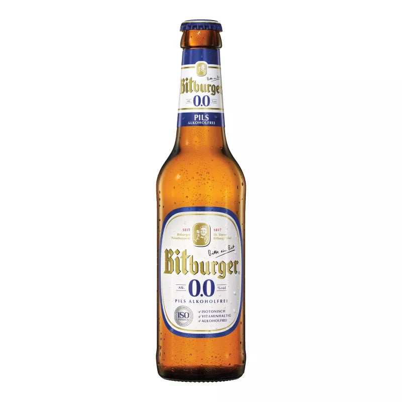 Bitburger Alkoholfrei 0,33 L (24x0,33 Liter)