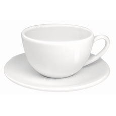 Cappuccinotasse weiß inkl. Untertasse ca. 250ml (15 Stk.)