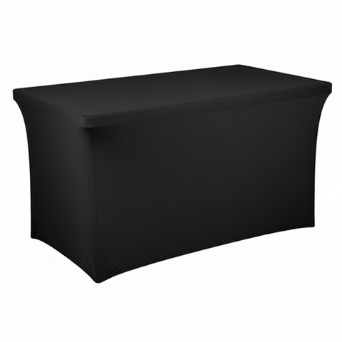 Tischhusse für Bankettisch 160x80cm Weiß o. Schwarz